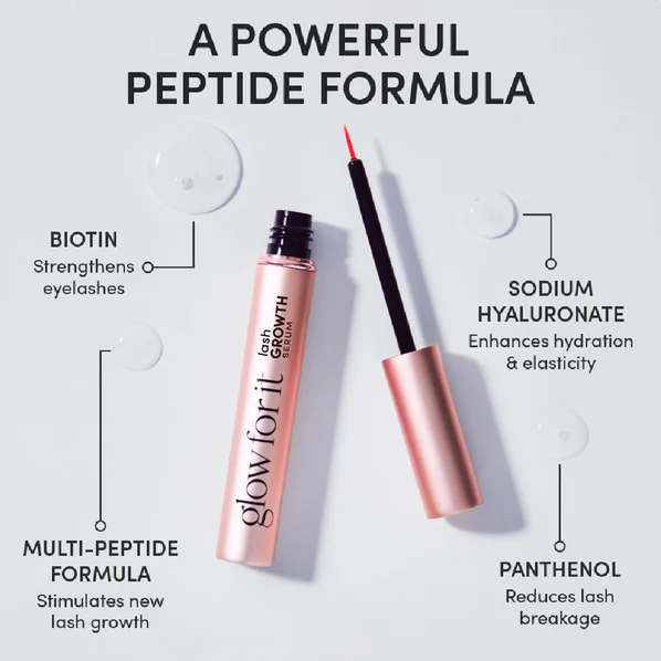 Glow For It Review – Peptide-Powered Lash, Brow, and Hair Growth Without Prostaglandins